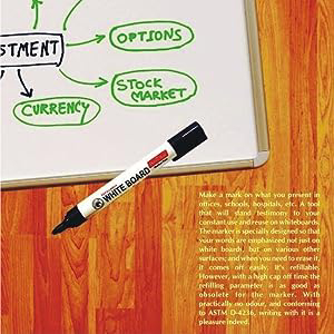 Office Mate White Board Marker Black P06381