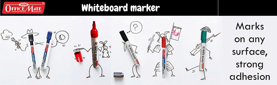 Buy Office Mate White Board Marker Black P06381