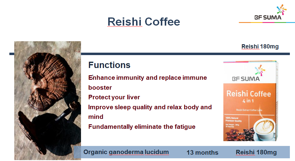 BF Suma Reishi 4in1 Coffee 20 Sachets Immune Booster, Improve Immunity, Enhance Physical Strength, Enhance the Energy, AP011F