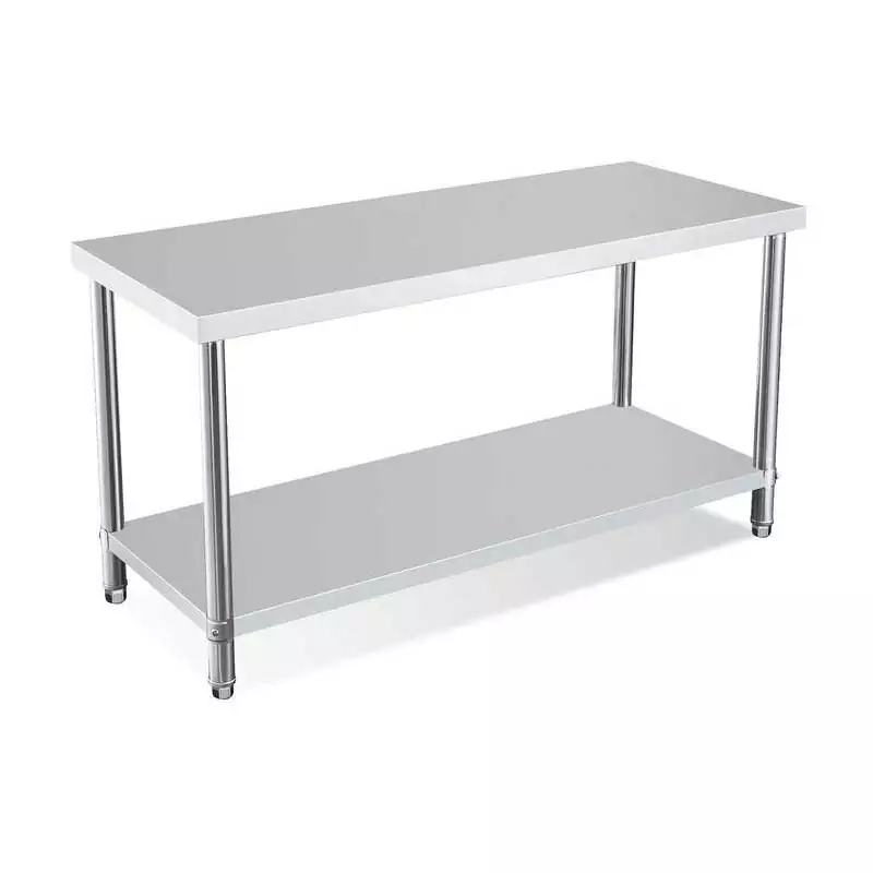 Buy Commercial Working Table 1.5m Stainless Steel | NidaDanish Tanzania