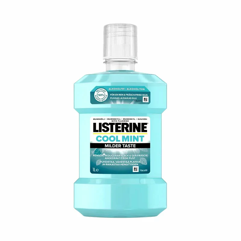 Buy Johnsons Listerine Mouthwash Cool Mint Milder Taste | NidaDanish ...