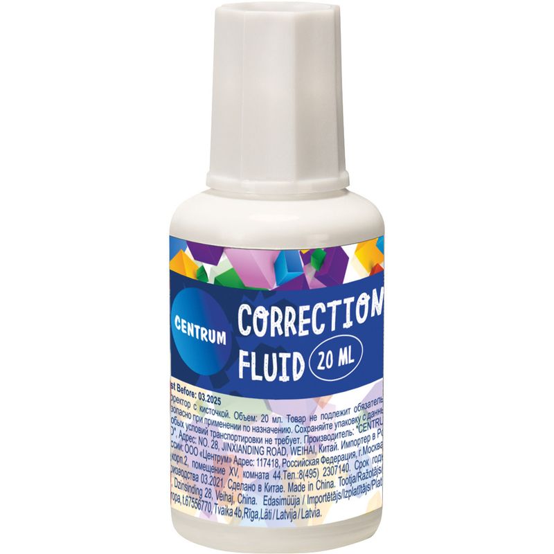 Centrum Correction Fluid 20ml with Brush 80157 at Nidadanish.com