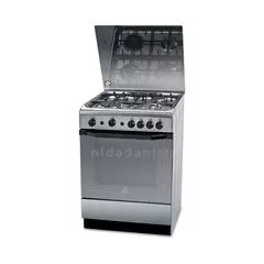 Indesit Cooking Range 60x60 4 Gas Burner With Gas Grill I6TG1G(X)