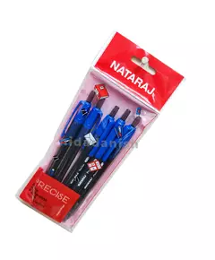 Nataraj Precise Clicker Pen 5pieces 0.7mm Blue PO1